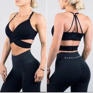 SOLD Alphalete wrap bra!